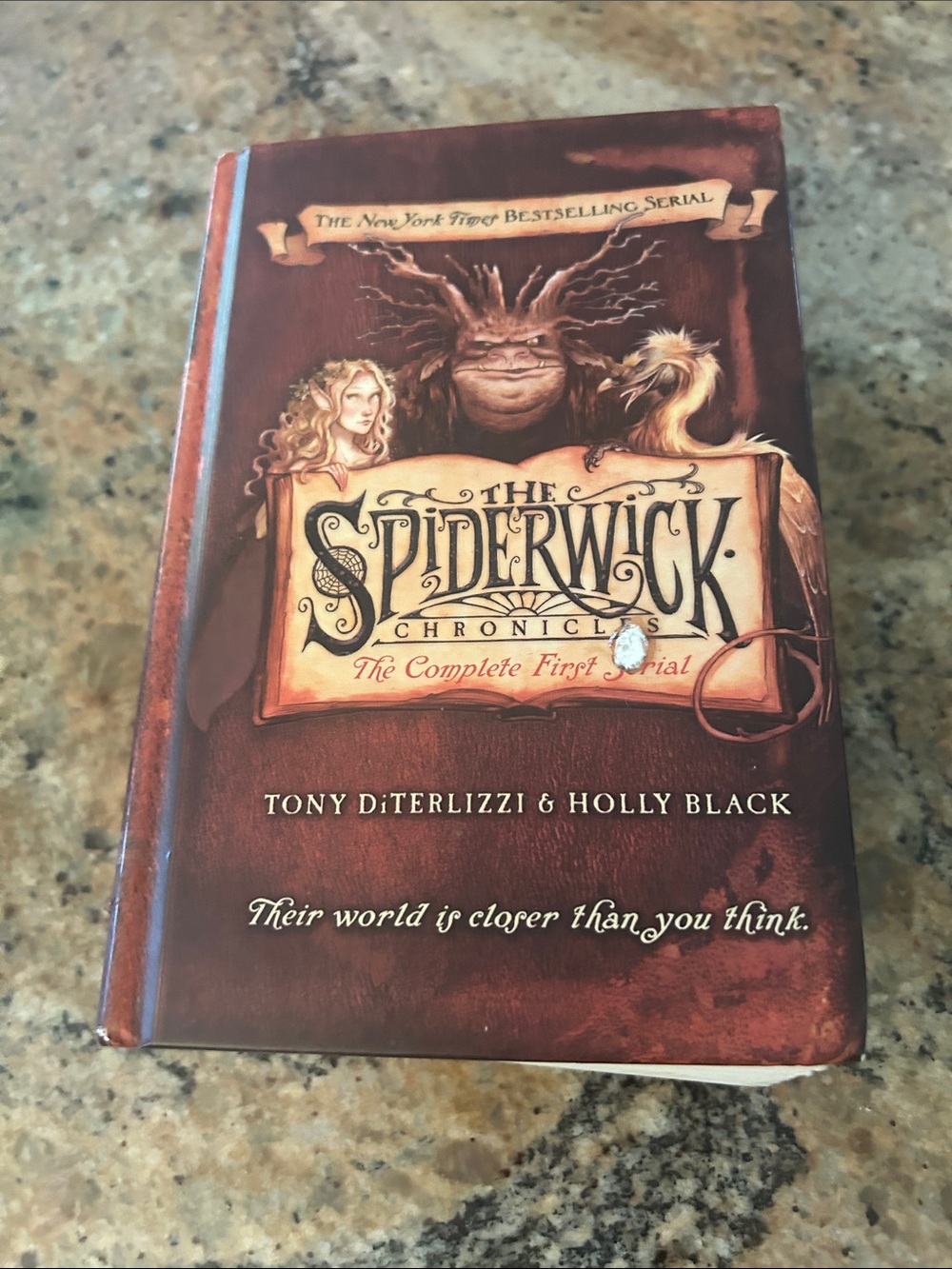 The Spiderwick Chronicles Hardcover Book - Red Brown Cover